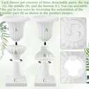 AceOrbit 4 Pack 20 Large Plastic Urn Planters, Pedestal Flower Plant Pot White Plant Stand for Wedding, Party, Event, Home, Stage, Garden, Balcony Decoration