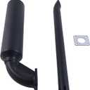 DVPARTS Muffler and pipe W/Gasket 15532-12050 67800-53410 for Kubota B20