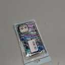 Compatible with iPhone 16 Pro Case - Dual-Layer Protection, Hard Shell with Silicone Interior,Slim Scratch Resistant Shockproof for Woman Men - Blue Abalone Mollusk Shell Patten