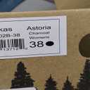 Nootkas Felted Merino Wool 'Astoria' Mule House Slipper for Men and Women (7.5-8 Women/5-5.5 Men, Charcoal/Black)