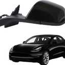 side mirror replacement for Tesla Model 3 2021 2022 2023 2024 2025 Assembly Driver Side for Tesla Model 3 Accessories 51167177128 BLACK (LH) 13 Pin