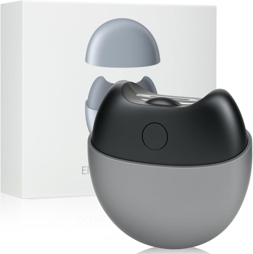 Electric Nail Clipper with USB Charging, Nail Chip Storage Electric Nail Trimmer, 2 Speed Levels for Babies, Seniors and Adults (Frosted Black)