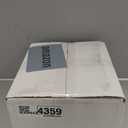 10in Panel Bathroom Exhaust Fan with Light, 7.5in Opening Bathroom Fan with 6000K LED Light Combo, 120CFM 1.0Sones Low Noise Bath room Ventilation Fan for Home/Bath/Office/Hotel