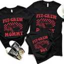 Cars Shirt Dad Mom Boy Matching Family Tshirt Race Car Themed Tee Cute Vacation Short Sleeve Tops (Black, S)