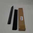Stove Gap Covers - Stainless Steel,Stove Gap Filler,Stove Gap Guards,Oven Gap Filler, Heat Resistant and Easy to Clean Easy retractable Length 13.8" to 27.5" Stove Guard Between Stove And Counter (Black)