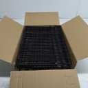 4 Tier Stackable Closet Organizers and Storage Shelves, Foldable Closet Shelf Organizer System, Stackable Storage Bins Drawers for Clothes Organizer System, Black(Patent Pending)