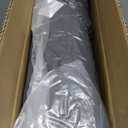 EASELAND Queen Size Down Alternative Comforter - Quilted Duvet Insert for All Seasons, Soft Lightweight with Corner Tabs, Summer Winter Warm Bedding, Dark Grey 8888 Inches