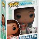 Funko POP Disney: Moana - Moana & Pua Action Figure, Brown, Standard