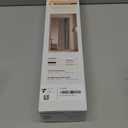 AJAZZ 100% Blackout Magnetic Door Curtain Accordion Doors Interior Accordion Door Closet Doors Curtain Invisible Applicable Bedroom Room Living Room Doorway (Cream White 52" W x 78" L) 1 Panel