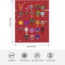 FINENESS SINCE 1988 Christmas Squad Blanket for Boys Gamer Cartoon Throw Blanket for Boys Birthday Gift Home Fleece Throw Blankets for Couch Bed Sofa Gamer Blanket 60''x50''