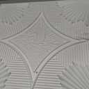 Art3d Drop Ceiling Tiles 24x24 in White (12-Pack, 48 Sq.ft), 3D Wainscoting Panels Glue Up 2x2