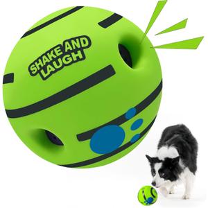 Dog Toys Ball, Interactive Dog Ball, Shaking with Gibbering Sound, for Training & Herding, L, 3.94 in (10 cm)