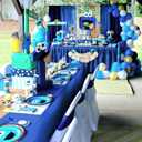 10 Pack Royal Blue Tablecloth 60 x 102 Inch Polyester Table Cloth for 6 Foot Rectangle Tables, Stain and Wrinkle Resistant Washable Table Cover for Kitchen Wedding Banquet Restaurant Party