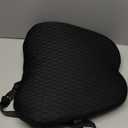 Lumbar Support Pillow for Car and Office Chair, Back Support Pillow for Car Seat, Memory Foam Back Cushion for Low Back Support and Pain Relief (Black)