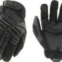 Mechanix Wear: M-Pact Covert Tactical Gloves with Secure Fit, Touchscreen Capable Safety Gloves for Men, Work Gloves with Impact Protection and Vibration Absorption (Black, Large)
