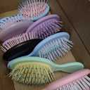 12 Pack Mini Wet Hair Brush Travel Detangling Brush for Most Hair Types with Ease Knots Without Tears or Breakage, 12 colors