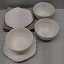Pfaltzgraff Chateau Cream 16-Piece Stoneware Dinnerware Set, Service for 4, Off White