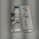 Compatible with Samsung Galaxy Watch 6 Classic Bands 47/43/44/40mm, Business Solid Stainless Steel Band for Watch 7 40/44mm,4 5 Pro 45/40/44mm No Gap Band