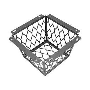 Bird Guard, Heavy Duty Carbon Steel Dryer Vent Cover, 3 to 4 Inch Protector for Outdoor Use (Black)