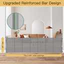 Reinforced 200 Inch Extra Long Baby Gate For Large Opening to Prevent Crawling Under, 16 ft Retractable Dog Gate for Doorway Extra Wide, Outdoor/Indoor Retractable Baby Fence to Separate Playroom,Gray, Size: 37" Tall x 200" Wide（ With Reinforced Bar ）