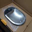 Cast Iron Wood Fire Pizza Oven Outdoor - Easily Fits 12 Inch Pizza. Wood Burning Pizza Oven with Pizza Stone, Recipe Book and Cleaning Brush