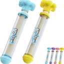 Firework Water Gun, Romantic Fireworks Style Water Spray Toy for Couples, High Pressure Pull-Out Sprinkler Spray Toys for Bathing, Pool, Party Entertainment (2Pcs E)