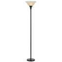 Cal Lighting BO-213-DB Floor Lamp with Frosted Glass Shades, Dark Bronze Finish, Brown