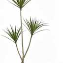 4ft Dracaena Marginata Artificial Plant, 3-Heads Faux Dragon Tree