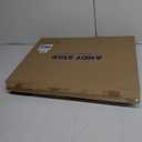 ANDY STAR Oval Mirror, 20x30 Glossy Black Bathroom Mirror, Pill Shaped Vanity Mirror for Wall, Polished Black Metal Framed Mirror Wall Mounted Vertically or Horizontally 1" Deep