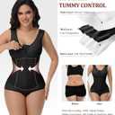 SHAPSHE Fajas Colombianas Moldeadoras de Cintura y Abdomen Postparto para Mujer Postpartum Stage 1/2/3 Curvy Full Body Shaper Post Surgey Compression Garment Waist Trainer Shapewear Fupa Control Small (S)