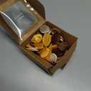 Floroom 300pcs Rose Petals Rust Brown Earth Tones Faux Silk Flower Petals for Wedding Flower Girl Basket Aisle Scatter Dinner Table Centerpieces Party Confetti Bridal Shower Romantic Night Decoration