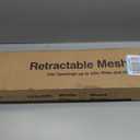 Retractable Baby Gates 2 Pack, 55" Wide Mesh Dog Gate Indoor