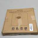 Digital Bathroom Scale for Body Weight: High-Precision 4-Sensor Accuracy, LED Display, 400lb/180kg Capacity, Safe Rounded Corners, Batteries Included