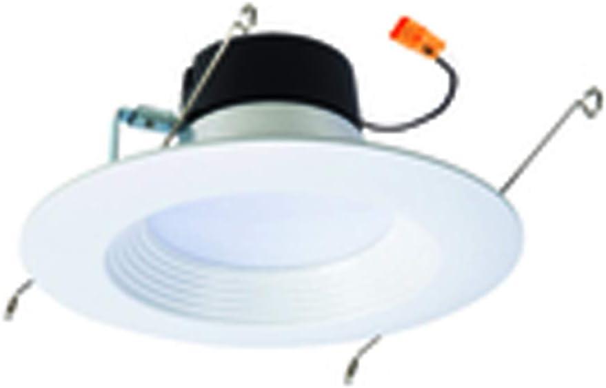 HALO LT56 Integrated LED Recessed Ceiling Light Retrofit Trim, 3000K, White, 5 in. and 6 in.