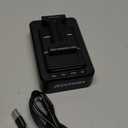 Cell Phone Stand with Wireless Bluetooth Speaker and Anti-Slip Base HD Surround Sound Perfect for Home and Outdoors with Bluetooth Speaker for Desk Compatible with iPhone/ipad/Samsung Galaxy (Black)