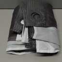 EUTXL Charcoal Grey No Hook Shower Curtain with Snap in Liner,230GSM Waffle Weave Shower Curtains for Bathroom,71W x 74H