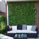 Expandable Fence Privacy Screen for Balcony Patio Outdoor,Decorative Faux Ivy Fencing Panel,Artificial Hedges (Single Sided Leaves)