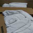Bulk Case Pack of 12 Sheet Sets - (12) Complete Queen Size Sheet Sets with Deep Pockets - Wholesale Bulk Bedding for Hotels, Spas & Airbnbs - Breathable, Cooling, Soft & Wrinkle Free - (Queen, White)