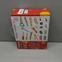 KIDWILL Tool Kit for Kids, 36-Piece Wooden Toddler Tools Set Includes Tool Box, Montessori Educational Stem Construction Toys for 2 3 4 5 6 Year Old Boys Girls, Best Birthday Gift for Kids