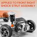 Front Right Shock Strut Assembly for 2012-19 BMW 3 Series 4 Series F30 F31 340i 228I 330I 430I Shock Absorber OEM Replace 37106850254 37106850252 37106850253