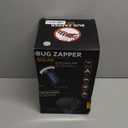 Solar Bug Zapper Outdoor, Mosquito Zapper Outdoor Waterproof Electric Fly Zapper Rechargeable Mosquito Killer with Solar Panel, 4200V Fly Trap Indoor for Home Backyard, Patio, Garden, Camping (Light Grey)