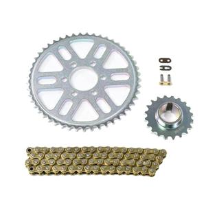 Drive Sprocket Chain Combo, Gold 219 Chain Rear 49 Front 20 Tooth Sprocket Set for Surron Light Bee X S Segway X160/260, Chain Sprocket Conversion Kit for Modified Dirt Bike and Replacement