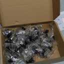 Ravinte 25 Pack Drawer Pulls 1-1/4 Inch Kitchen Cabinet Knobs Solid Round Dresser Drawer Knobs Matte Black Dresser Knobs Drawer Knobs Simple Cabinet Hardware for Cupboard Drawer Pulls