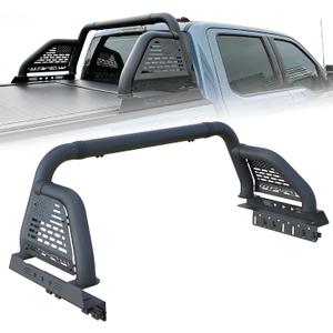 Roll Bar for Mid-Size Pickup Truck Adjustable Sport Bar Chase Rack Compatible with Tacoma, Ranger, Colorado, Canyon, Frontier, Gladiator