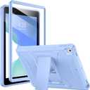 Soke Case for iPad 6th/5th Generation 9.7 Inch 2018/2017,with Built-in Screen Protector and Kickstand, Rugged Full-Body Heavy Duty Protective Cover for Apple iPad Air 2 /Pro 9.7 - Light Blue