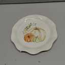 Mud Pie Thanksgiving Salad Plate, Pumpkins, 8" Dia, 1 Pc Only 