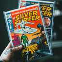 Silver Age Comic Book Top Loaders 10ct Comics Storage Protector Sleeves Plastic Rigid Holder Crystal Clear Protection for Current Modern Comic Book Collectors Storage Display