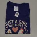 Just A Girl Who Loves Chickens T-Shirt, XS