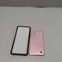 Vinich for Samsung Galaxy S21 Ultra Wallet Case with Card Holder, RFID Blocking Credit Slots Kickstand Shockproof Phone Cover for Women Men, Rose Gold