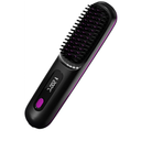 Hair Straightener Brush 20x4.5x3cm, Fast Heating USB Rechargeable Negative Ionic Hair Styling Tool, ABS Ceramic Comb for Home Outdoor Travel Vacation